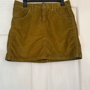 Athleta olive green Mini Skirt